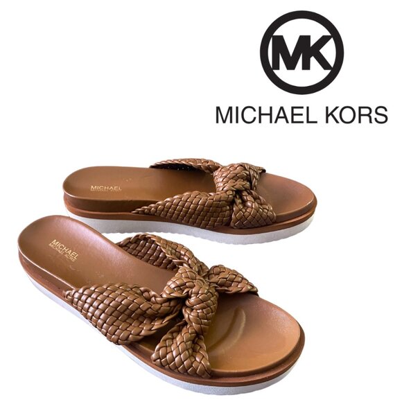 Michael Kors NWOT Slides Size 8 - Picture 1 of 6